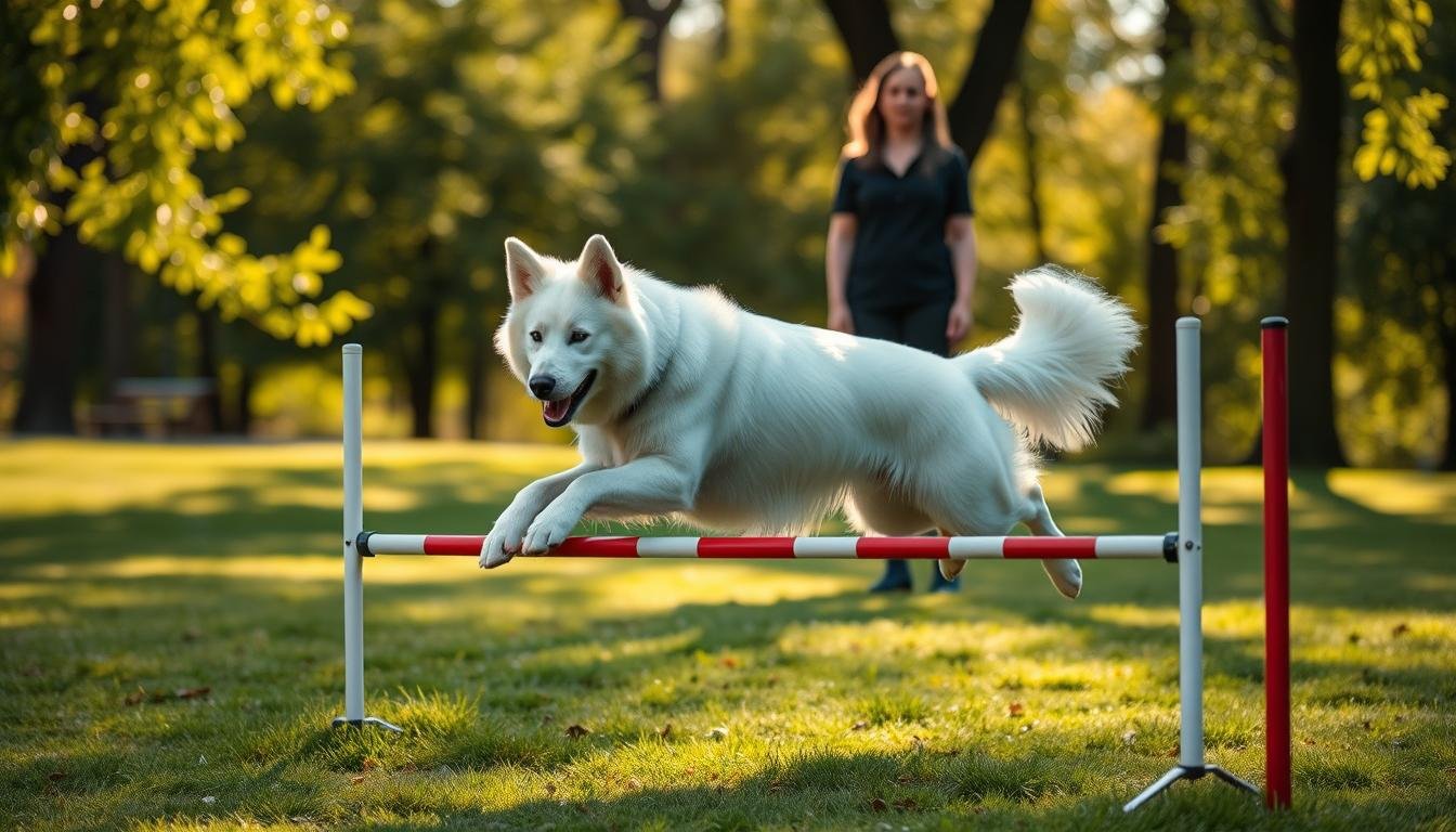 Berger Blanc Suisse Training