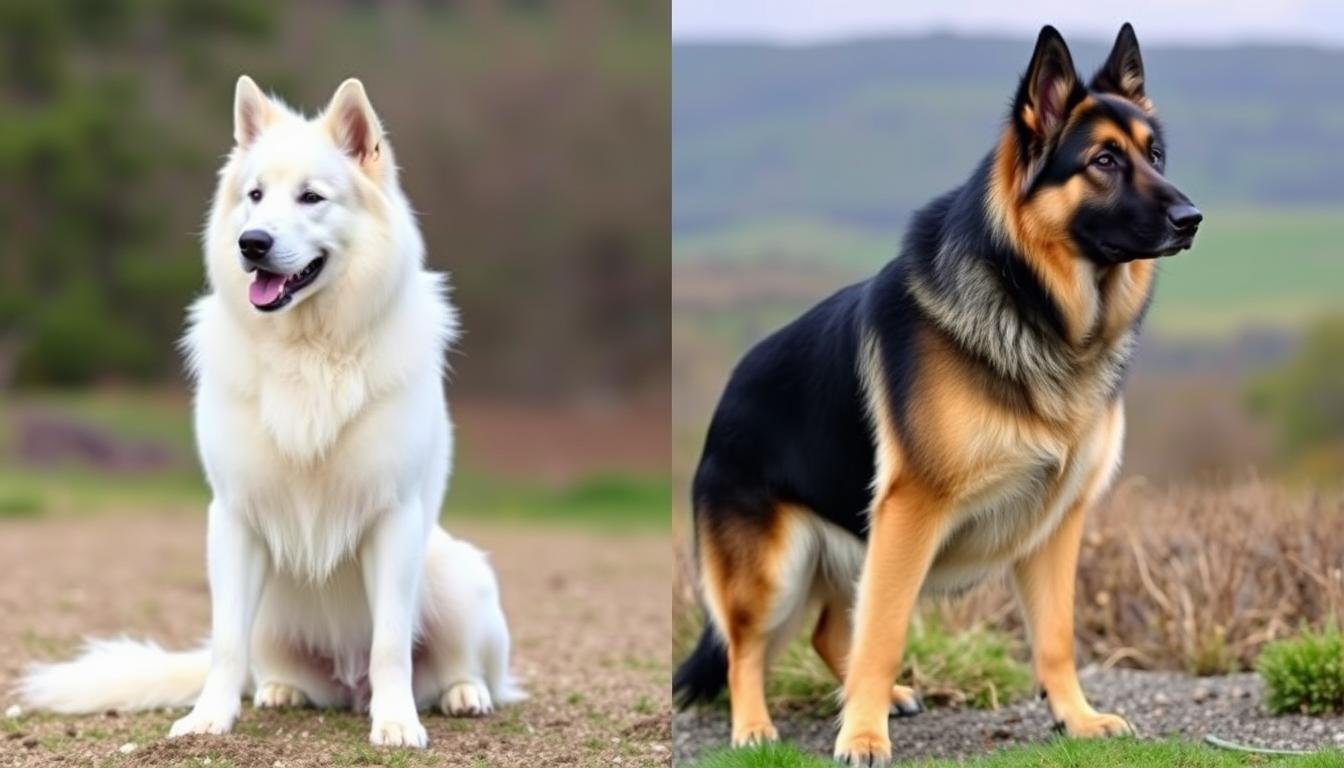 berger blanc suisse vs german shepherd