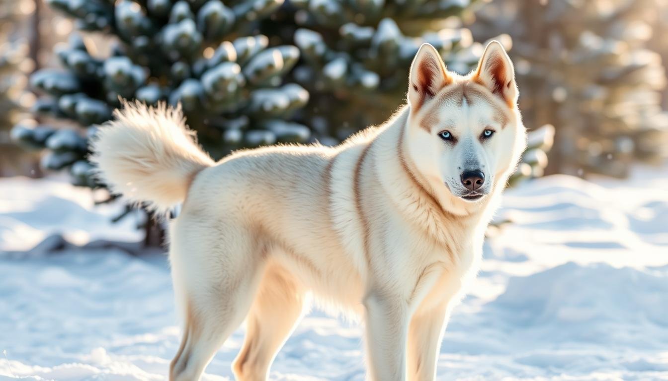 berger blanc suisse husky mix