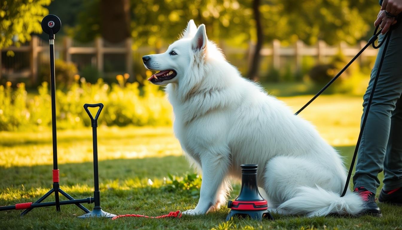 Berger Blanc Suisse training