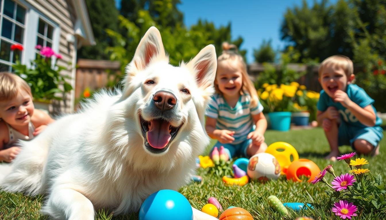 Berger Blanc Suisse Family Dog