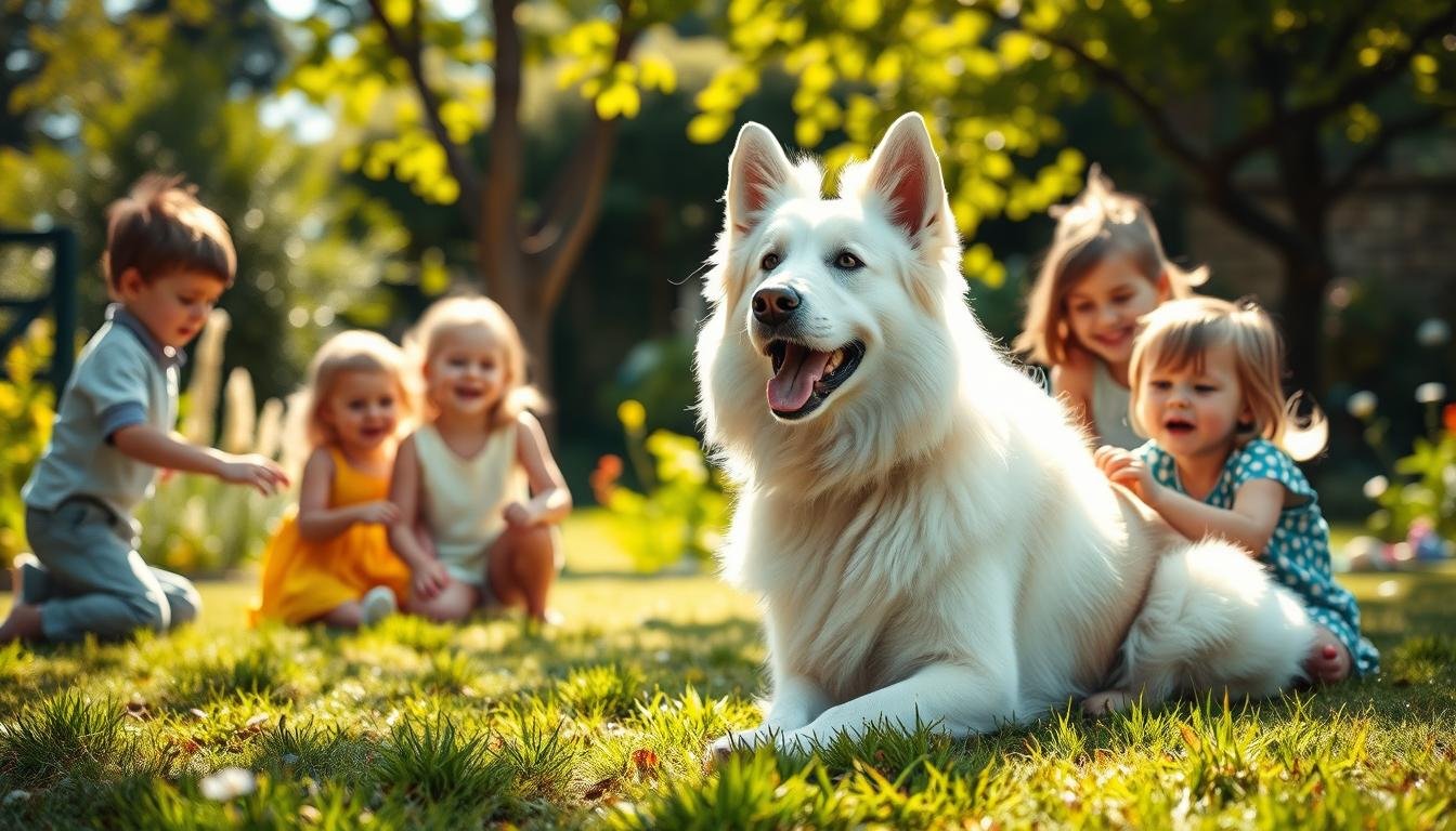 berger blanc suisse temperament in family life